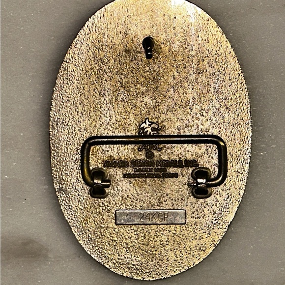 Award Design ~ Western/Cowboy/Bull ~ Gold & Silver Metal Tone ~ 24GP Belt Buckle - Picture 13 of 14